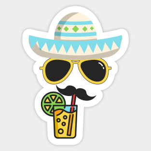 Cinco De Mayo Margarita Sticker